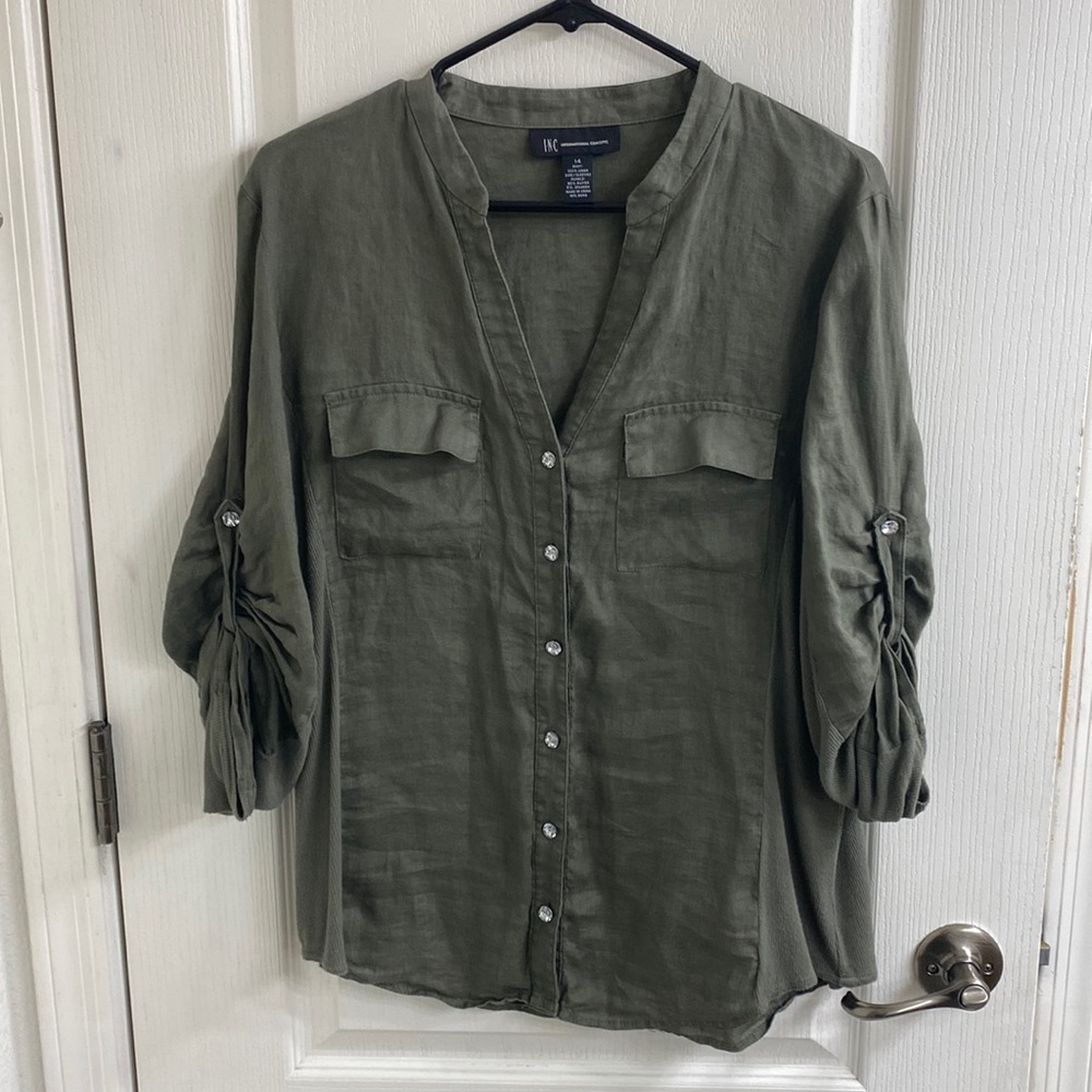 INC International Concepts Blouse